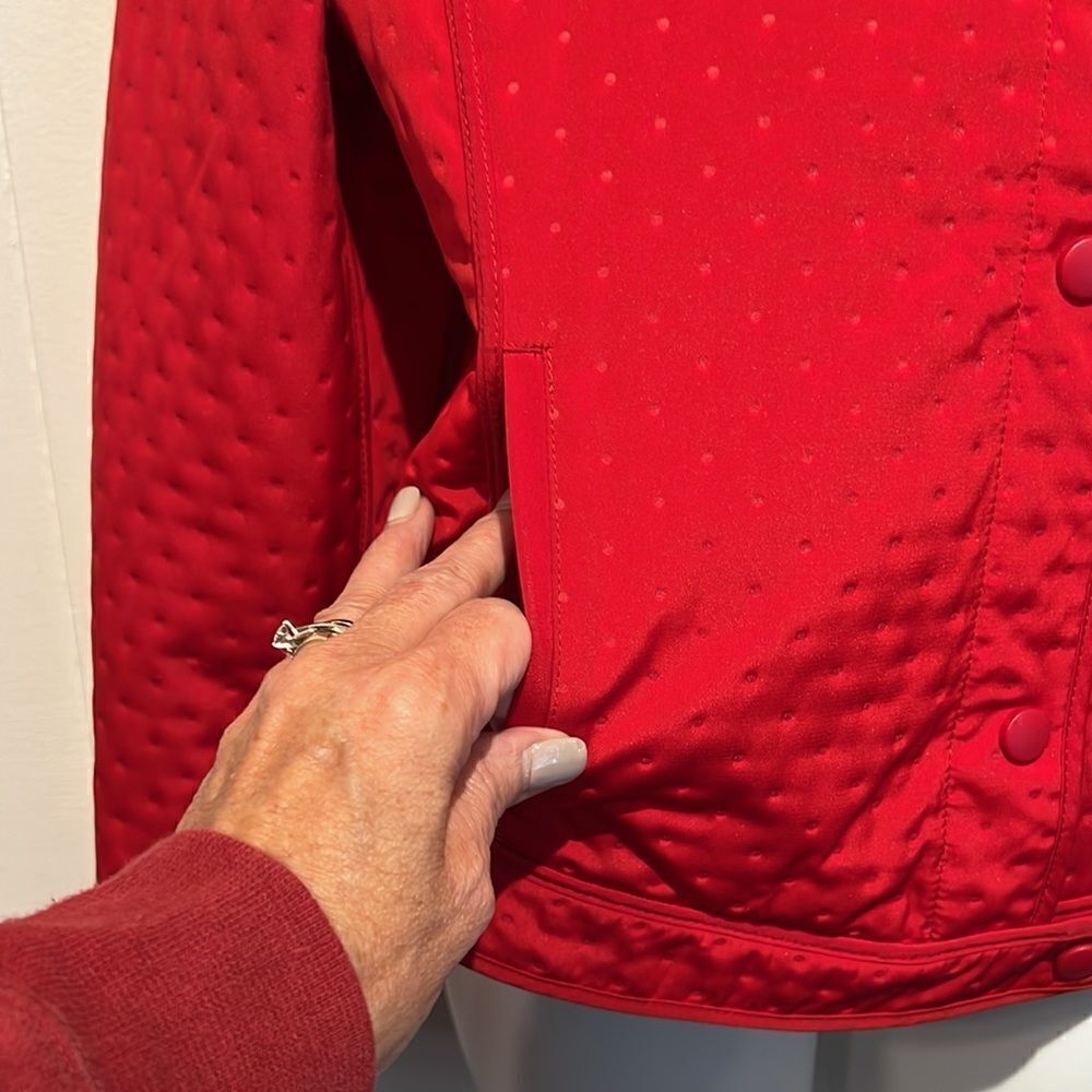‎Hilary Radley Red Lightweight Jacket Size M - Picture 5 of 15